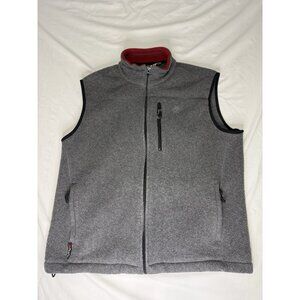 Timberland Authentic Men’s Charcoal Grey Fleece Polartec Vest MEDIUM